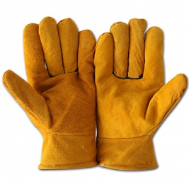 Leather gloves